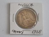 M3 C50 - Moneda foarte veche - Anglia - one penny - 1938, Europa