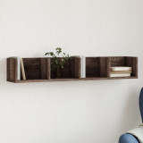 VidaXL Dulap de perete, stejar maro, 99x18x16,5 cm, lemn compozit