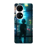 Husa compatibila cu Huawei P50 Pro model Cyberpunk, Silicon, TPU, Viceversa