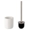Perie wc, rotunda, din ceramica, alb, STM1044, 10x38 cm, hotel