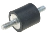Atenuator vibrații ELESA GANTER M10 &Oslash;50mm, lungime 20mm, oțel cu gumă 3080N