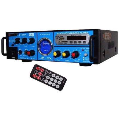 Amplificator profesional tip statie TeLi BT-288A, 160 W RMS cu Bluetooth foto