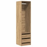 Cumpara ieftin Sifonier, stejar artizanal, 50x50x200 cm, lemn prelucrat