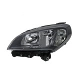 Stanga Fiat Doblo 2015+ Negru Faruri Electric cu Motor Microbuze Lampa