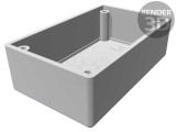 Carcasă Ecranare ABS/Oțel Inoxidabil 66x104x45mm