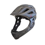 Casca bibiclete/trotinete PNY-49 FULLFACE negru MAT marime L (51-56cm) AVO Cod:U148
