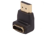 Adaptor HDMI 90&deg; Negru