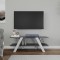 COMODA TV April T, Gri - Alb - Antracit - Nuc, 120 x 45 x 33 cm