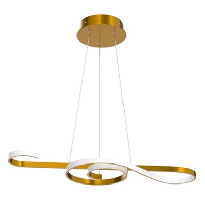 Candelabru led 18w 3000k 70x100cm - auriu foto