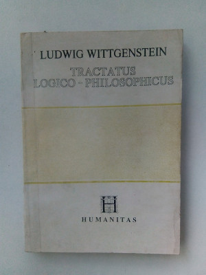 Tractatus logico-philosophicus - LUDWIG WITTGENSTEIN foto
