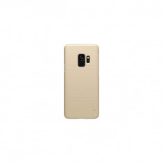 Husa Compatibila cu Samsung Galaxy S9 G960 + Folie Protectie-Nillkin Frosted Shield Aurie