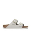 Birkenstock papuci din nubuc Arizona culoarea alb, 1029475