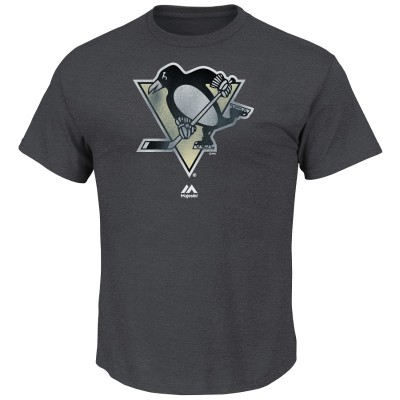 Pittsburgh Penguins tricou de bărbați Raise the Level grey - XL foto