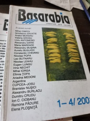 Basarabia Nr. 1-4 / 2001 foto