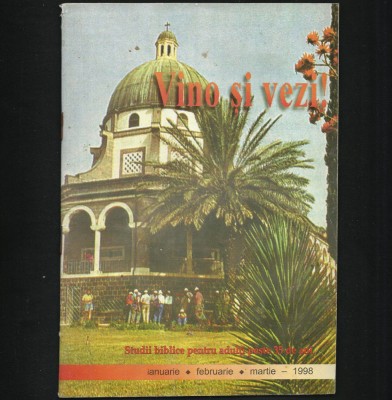 VINO ȘI VEZI - STUDII BIBLICE, 1998 foto