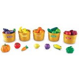 Set educativ de sortare fructe si legume pentru copii, 30 piese, Learning Resources