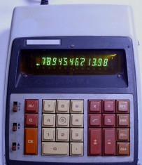 calculator vechi felix ce 126c de birou de colectie anii 70 functional foto