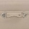 Taburete cu depozitare, 3 buc., bej, material textil - 12