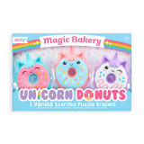 Radiere parfumate Unicorn Donuts - Set de 3, Ooly