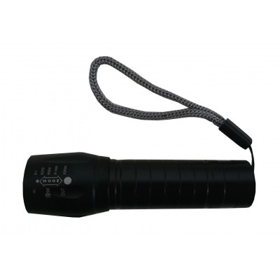 Lanterna Cu LED COB + LED Lateral XPE,Acumulator Integrat,Alimentare MicroUSB,Negru,elSales foto