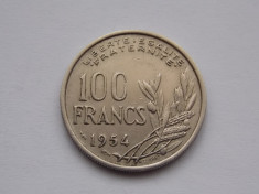 100 FRANCS 1954 FRANTA foto
