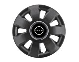 Cumpara ieftin Set 4 Capace Roti CREATIVE REY&reg; potrivite jantelor de 16 inch, pentru Nissan Nou model Ares Black, Autohelix MSA