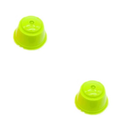 Set 2 Capsule cafea, reutilizabila, reincarcabila, compatibil Dolce Gusto, verde deschis foto
