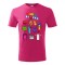 Tricou Personalizat Roz Number blocks pentru Copii 3