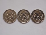 LOT 3 MONEDE DIFERITE 5 CENTS AUSTRALIA-xf, Australia si Oceania