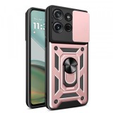 Husa pentru Motorola Moto G75, Techsuit, CamShield, Roz