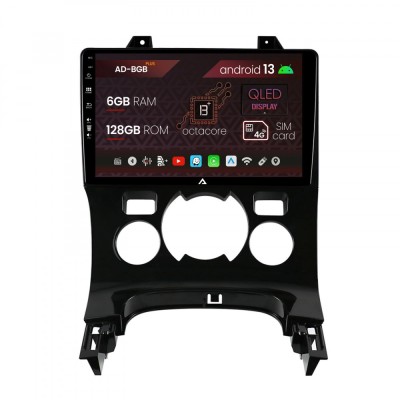 Navigatie Peugeot 3008 5008, Android 13, B-Octacore 6GB RAM + 128GB ROM, 9 Inch - AD-BGB9006+AD-BGRKIT259 foto