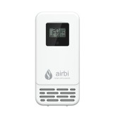 Senzor pentru temperatura si umiditate, afisaj LCD, alb, AirBi BI1010 Children SafetyCare