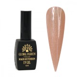 Cumpara ieftin Gel UV cu sclipici, Magic-Extension, Global Fashion, 12 ml, Nude, G10