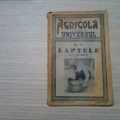 LAPTELE - C. Filipescu - Biblioteca Agricola Nr. 41, 1939, 48 p. cu 14 figuri