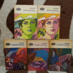 O TRAGEDIE AMERICANA/JENNIE GERHARDT-THEODORE DREISER (5 VOL)