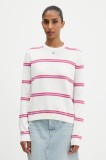 Tommy Jeans pulover de bumbac culoarea negru, light, DW0DW20159