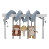 Little Dutch Forest Friends Activity Spiral jucărie suspendabilă contrastantă 0 m+ Blue 1 buc