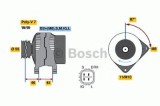 Generator / Alternator TOYOTA AVENSIS (T25) (2003 - 2008) BOSCH 0 986 046 120