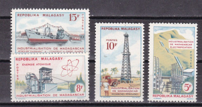 Madagascar 1962 industrie MI 486-489 MNH w61 foto