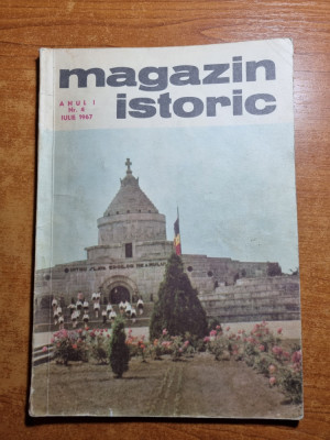 revista magazin istoric iulie 1967 - anul 1 foto