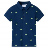 Tricou polo pentru copii, bleumarin, 128