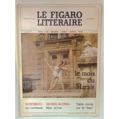 LE FIGARO LITTERAIRE , SUBJET : LE MOIS DU MARAIS / IONESCO SEW CONFESSE / HONG - KONG : MAO ARRIVE , nr. 1103 , MAI , 1967