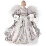 Cumpara ieftin Varf de brad Angel Champagne 30 cm, Iliadis Alexandros