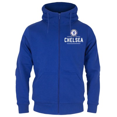 FC Chelsea hanorac de bărbați cu glugă Zip royal - M foto