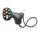 Joystick electric ergonomic cu 9 butoane pentru utilaje H-DK-04