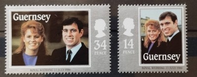 BC280, Guernsey 1986, serie printul Andrew foto