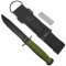 Cutit tactic de vanatoare Foxter, cu piatra de ascutit, 26 cm, teaca inclusa