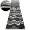 Traversa Shadow 8649 negru și gri, 120 cm, Dreptunghi, Polipropilena