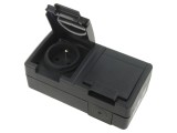 Conector alimentare AC 250V, 16A, IP55, soclu pentru perete