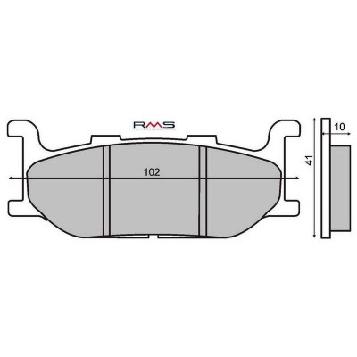 Placute frana (Sinter) Majesty 400 /T-Max &amp;#039;00-&amp;#039;03 /XJ 600 Cod Produs: MX_NEW 225100403RM foto
